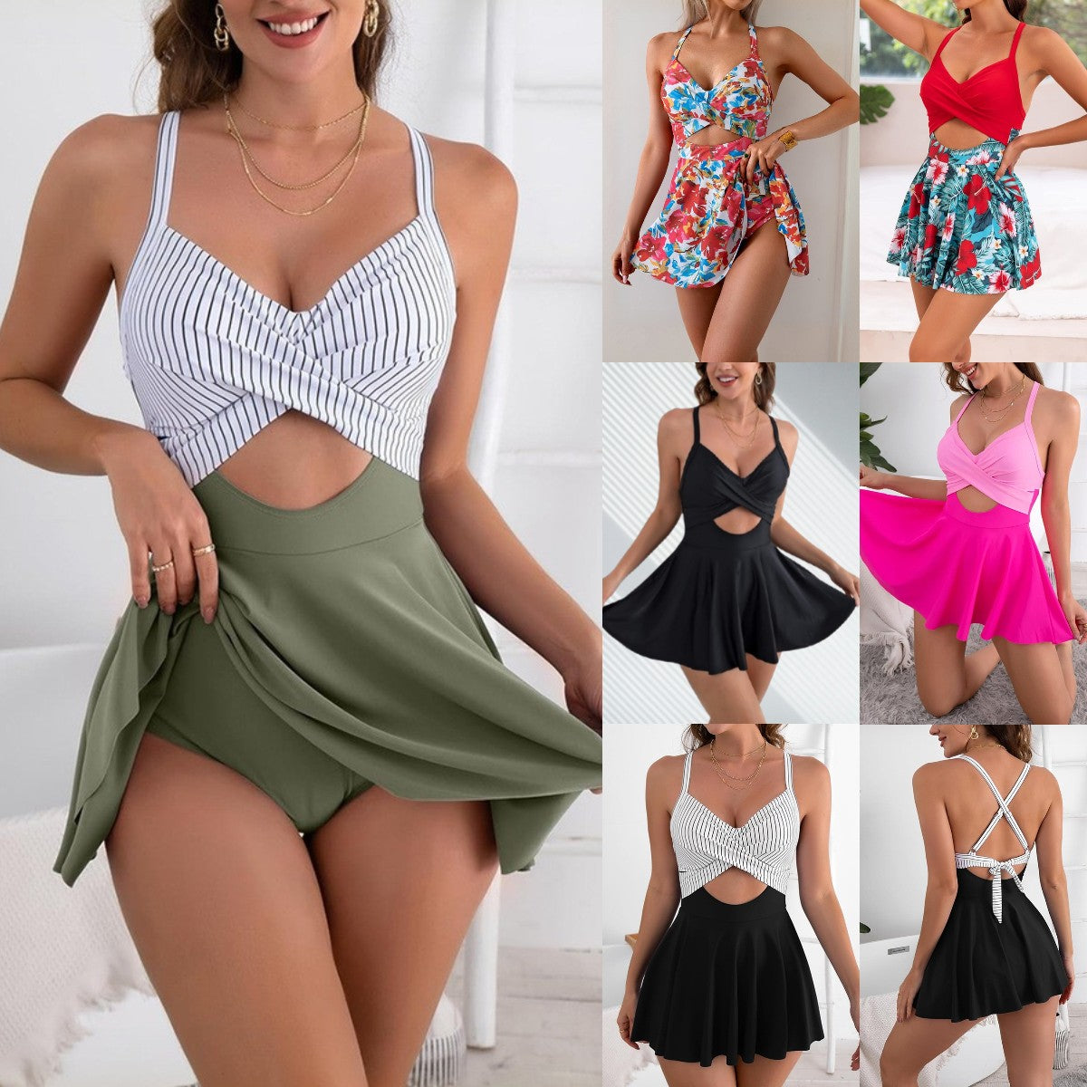 🏖️👙【40-90kg】Costum de baie dintr-o singură piesă cu imprimeu