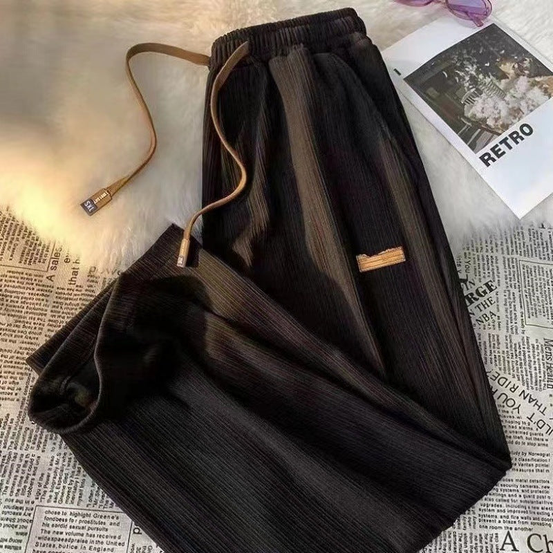 👖 Pantaloni largi de vară de mătase de gheață Pantaloni pentru bărbați