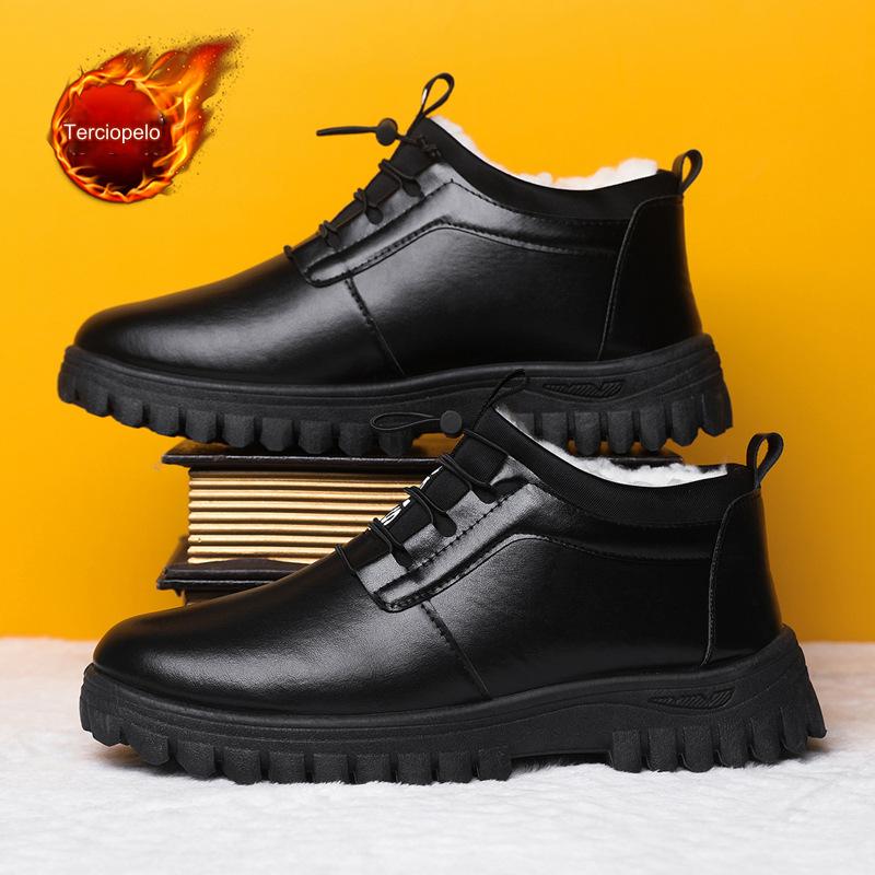 🙋‍♂️👞 Moški zimski žametni poslovni čevlji za prosti čas