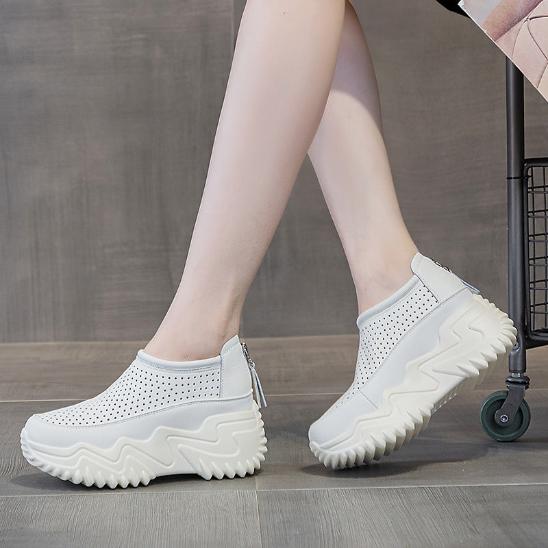 🩰❤ Aceasta este o pereche frumoasă de pantofi, Sandale casual de vară, model nou, cu talpă groasă și design decupat.