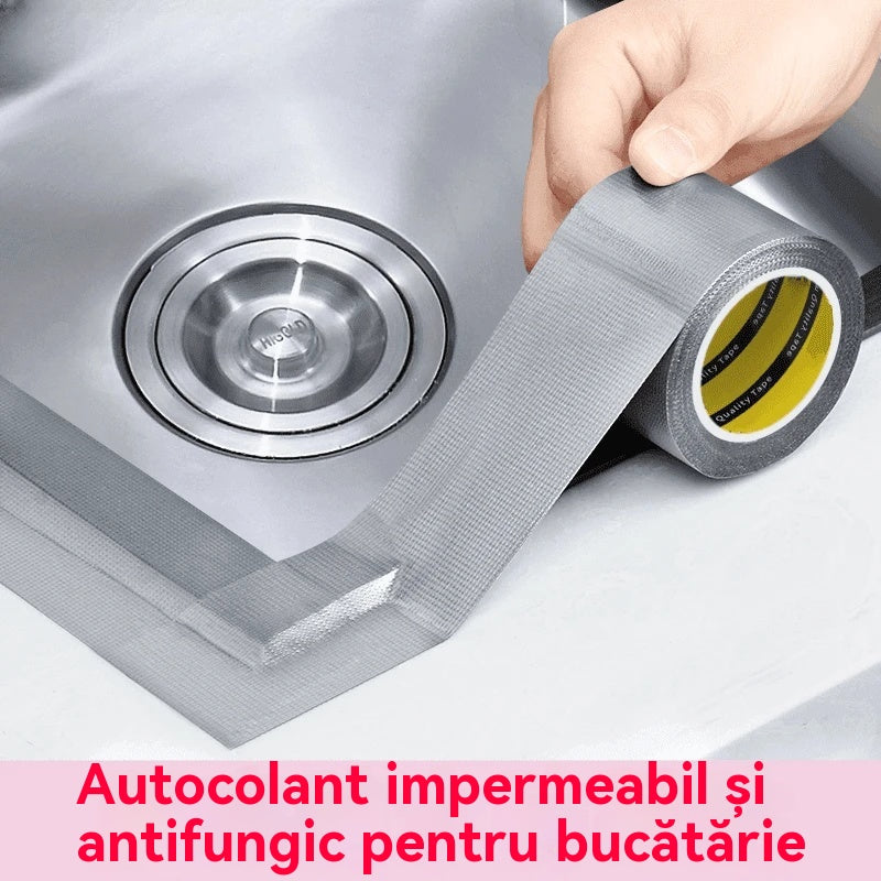 ✨ Bandă autoadezivă pentru bucătărie – anti-ulei, impermeabilă și anti-mucegai【Cumpără 1 și primești 1 gratis】