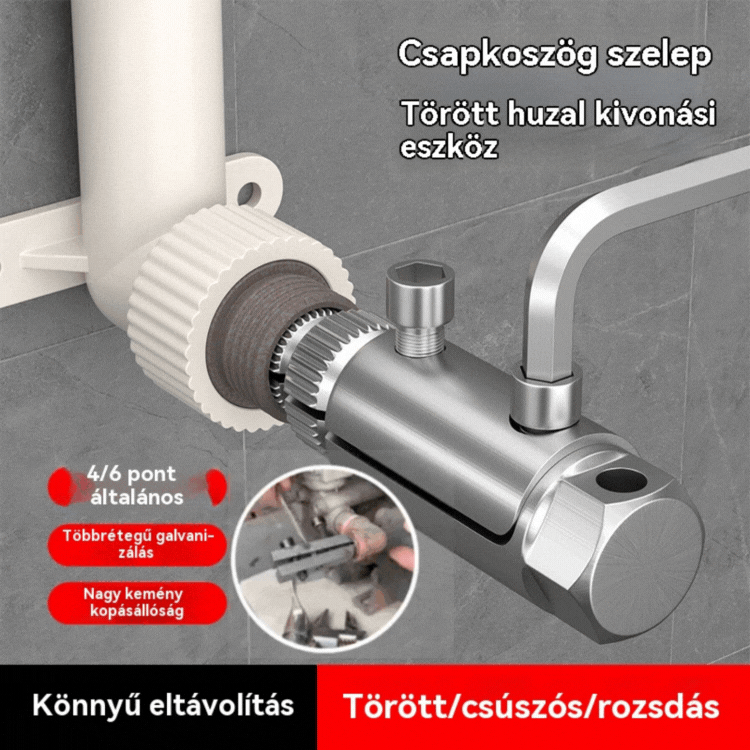 🔥【Vásároljon 1-et, kapjon 1-et ingyen】Szabadmenet-kihúzó szerszám sarokcsaptelephez, univerzális csaptelephez