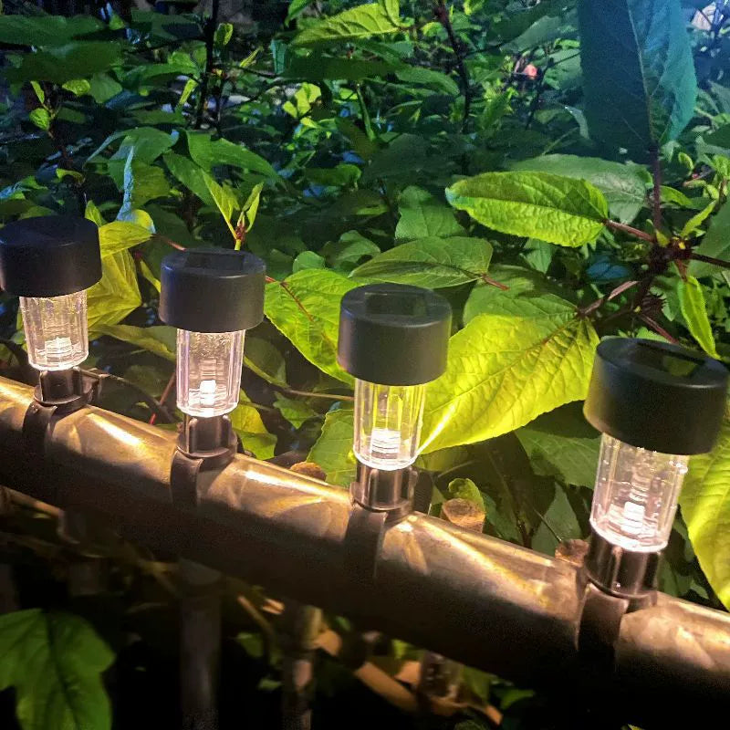 ✨✨【8 bucăți 】💡Lumini solare de grădină exterioare, lumini de gazon, iluminat decorativ