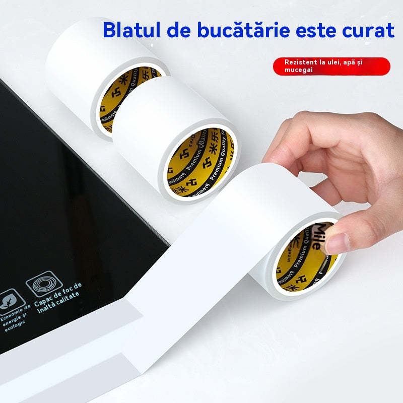 ✨ Bandă autoadezivă pentru bucătărie – anti-ulei, impermeabilă și anti-mucegai【Cumpără 1 și primești 1 gratis】