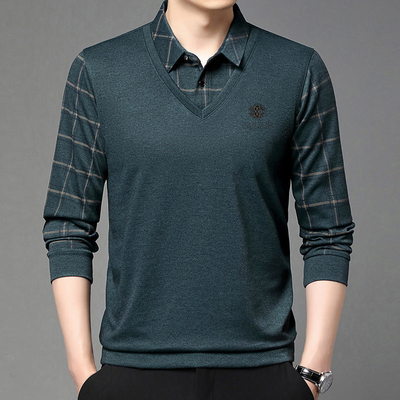 👔✔【M-4XL】Všestranné, ležérne, nežehliteľné POLO tričko s klopou 