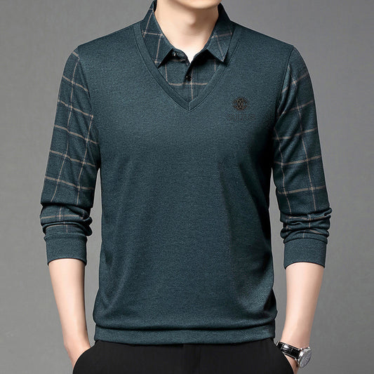 👔✔【M-4XL】Všestranné, ležérne, nežehliteľné POLO tričko s klopou 
