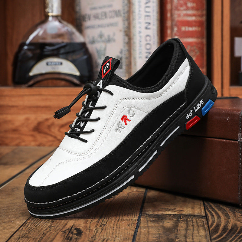 🔥Cele mai bune produse noi🔥【39-48】Pantofi bărbătești casual de afaceri din piele impermeabili și rezistenți la pete, cu talpă moale, confortabili la purtare