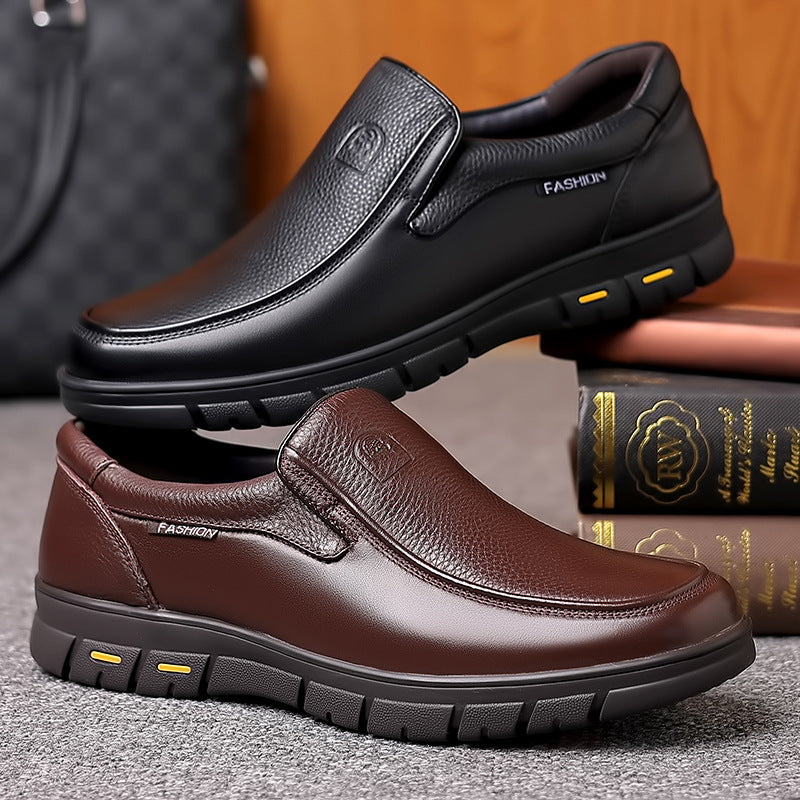 🥇 Pantofi confortabili din piele pentru bărbați, Pantofi bărbătești Fashion Elite, strălucitori