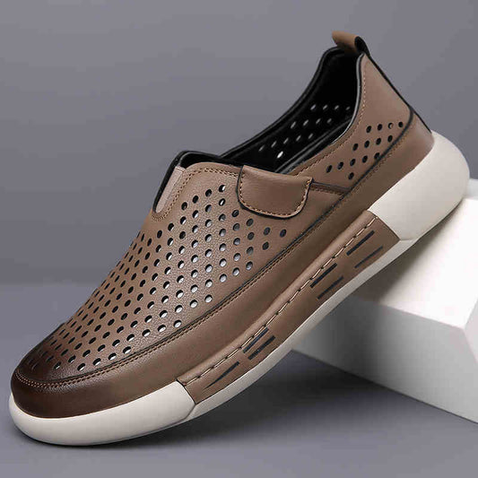 👏【39-44】Pantofi noi de vară pentru bărbați din piele cu talpă moale