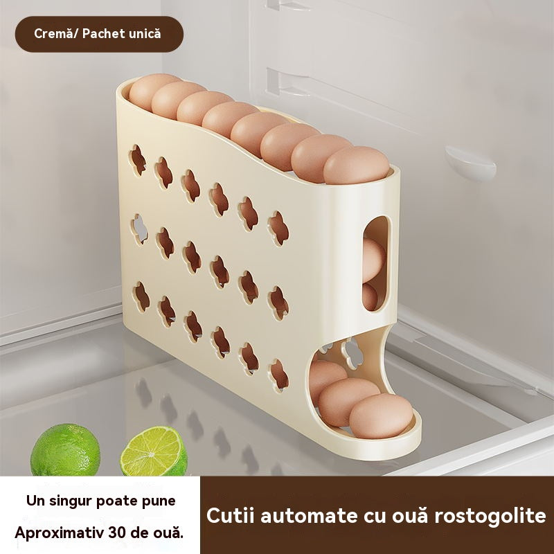 🛒🥚🥚【Cumpără 1, primești 1 gratuit】Cutie glisantă pentru depozitarea ouălor, de calitate alimentară