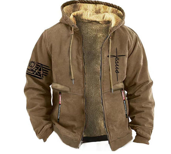 🔥【45% OFF】【S-3XL】La modă pentru bărbați, toamnă și iarnă, sacou îngroșat de catifea lejeră