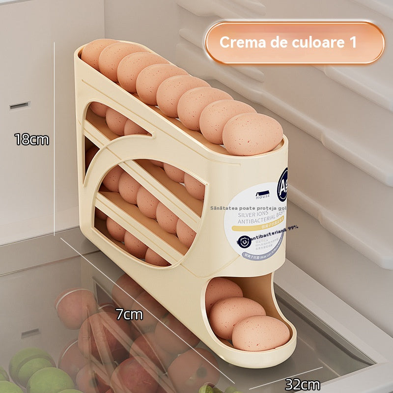 🛒🥚🥚【Cumpără 1, primești 1 gratuit】Cutie glisantă pentru depozitarea ouălor, de calitate alimentară