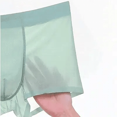 💦🧊【6 bucati】Slip boxer din mătase de gheață respirabil pentru bărbați.