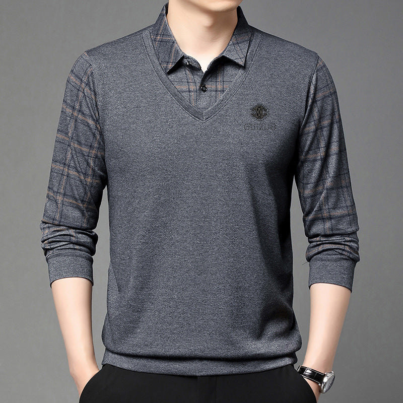 👔✔【M-4XL】Všestranné, ležérne, nežehliteľné POLO tričko s klopou 