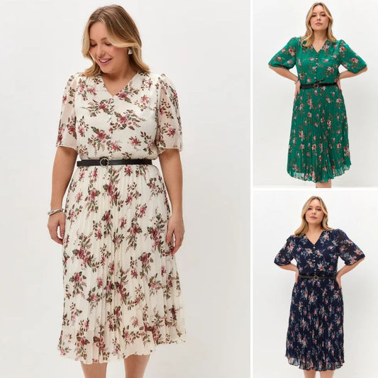 🏆【Nové produkty, úplne najpredávanejšie】🌸【S-5XL】Nové elegantné šaty s potlačou 
