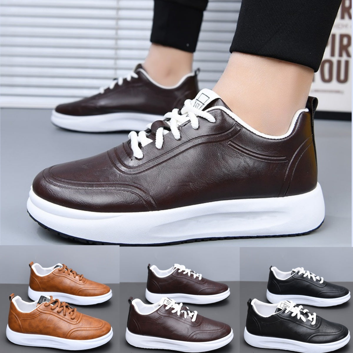 👨👞【39-44】Usnjeni superge za moške