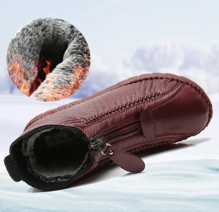 🩰🔥【35-42】Ženski jesenski in zimski škornji z mehkim podplatom in zadrgo, modni in udobni