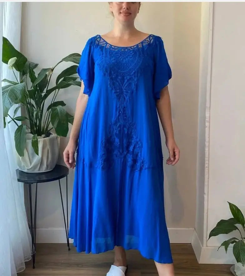 👗2025 Rochie nouă pentru femei cu dantelă lată, mărime mare