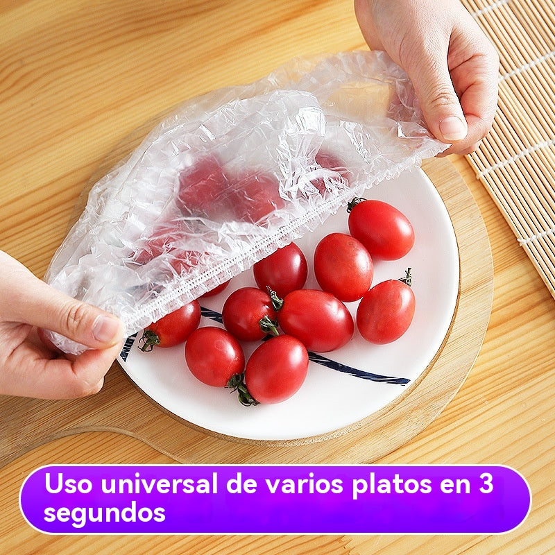 🔥🙌【200 buc】Capac de unică folosință pentru prospețime, de calitate alimentară【Cumpără 1 Primești 1 Gratuit】