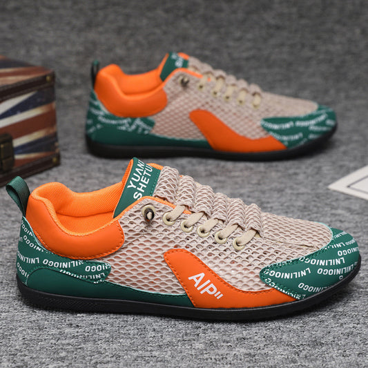👟Pantofi sport casual respirabili pentru bărbați, din plasă, de vară nouă.