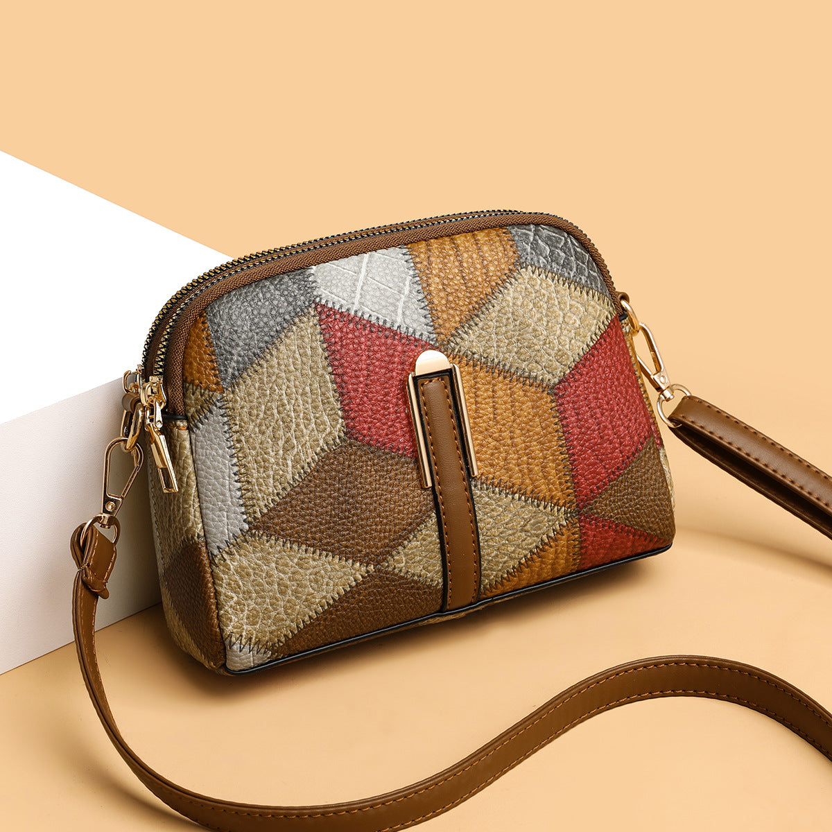 👜 New Fashion Geantă de damă în carouri în carouri