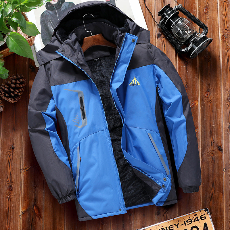 👍😎【L-5XL】Moška in ženska vodoodporna jakna❄️🔥Ojačana, topla, vetrovno odporna in obrabno odporna zimska jakna za aktivnosti na prostem