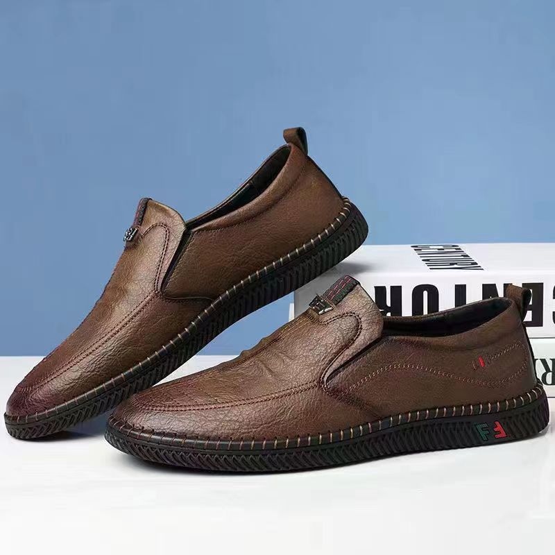 [38-44]👞Pantofi bărbătești din piele naturală moale – Confort total pentru bărbați maturi