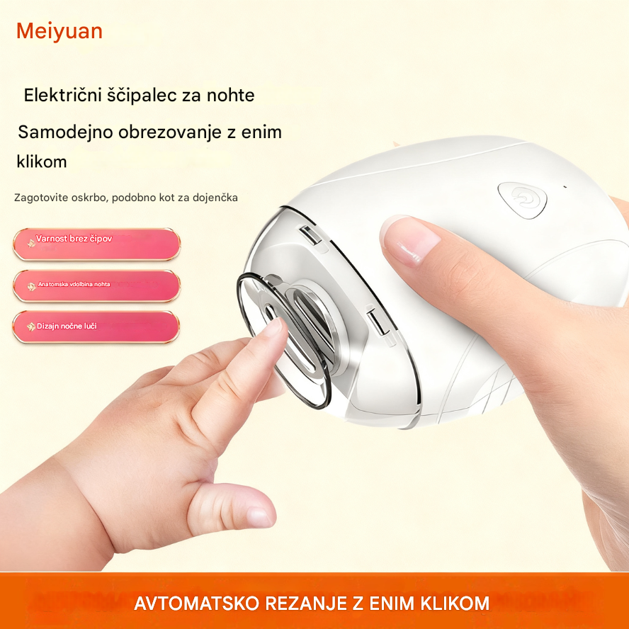 💅【50% OFF】✨ Avtomatska pilica za nohte, varna in nežna nega nohtov 👶🔧14 dni brezpogojna vračila in zamenjave
