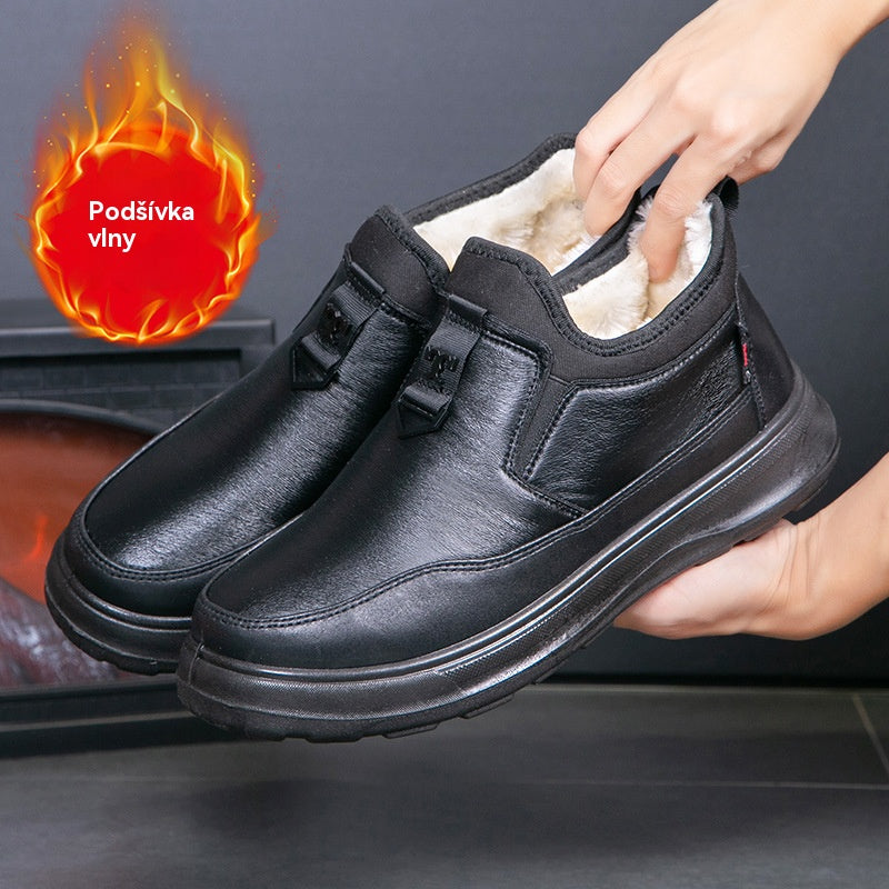 👞 Pánských nových zimních sametových a silných bavlněných bot