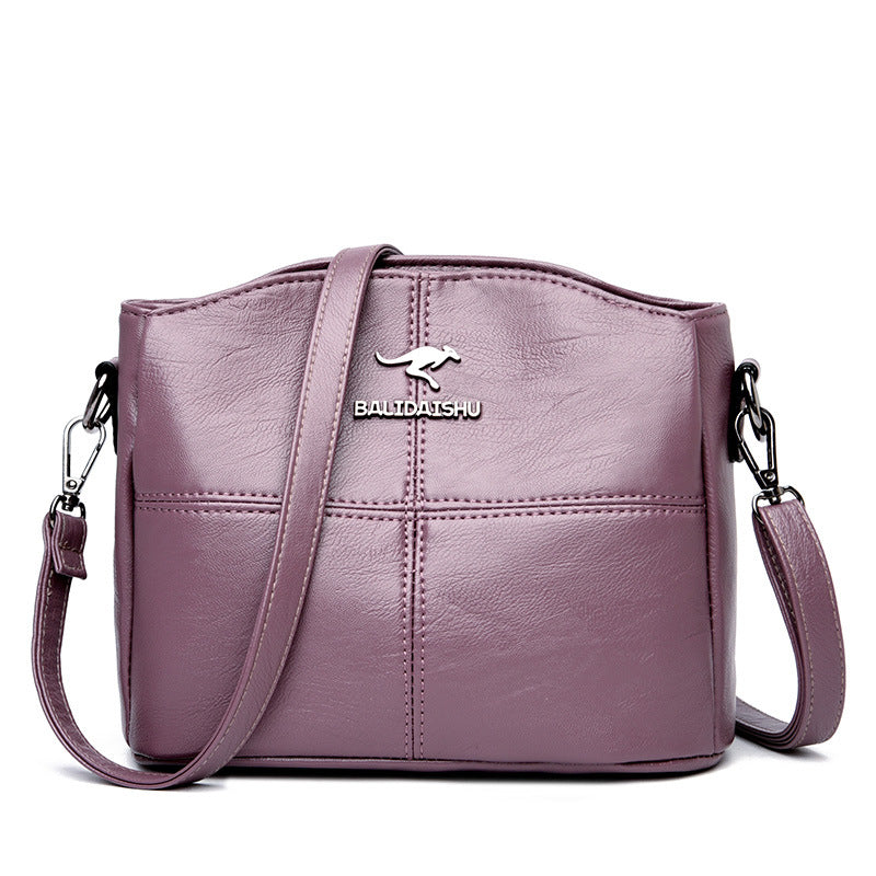 🔥【Cumpărați 1, primiți 1 gratuit】👜👜 Geantă de umăr din piele naturală, în stil nou, retro lucrată manual, la modă și versatilă