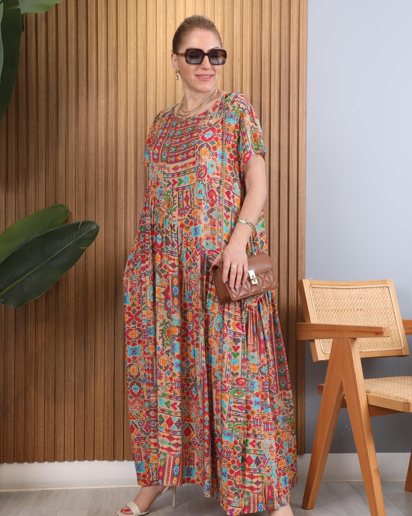 ✨【S-5XL】👗Rochie nouă de vară elegantă din tul floral