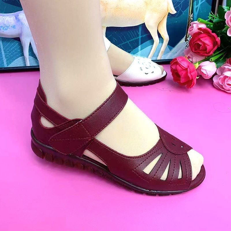 🥿🔥【35-41】Stil nou pentru vară, sandale confortabile de damă din piele naturală cu talpă moale