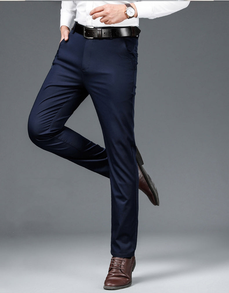 😎👖 Pantaloni casual pentru bărbați, țesătură elastică, fără pilling, confortabil de purtat!