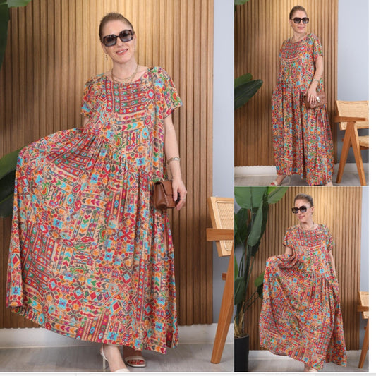 ✨【S-5XL】👗Rochie nouă de vară elegantă din tul floral