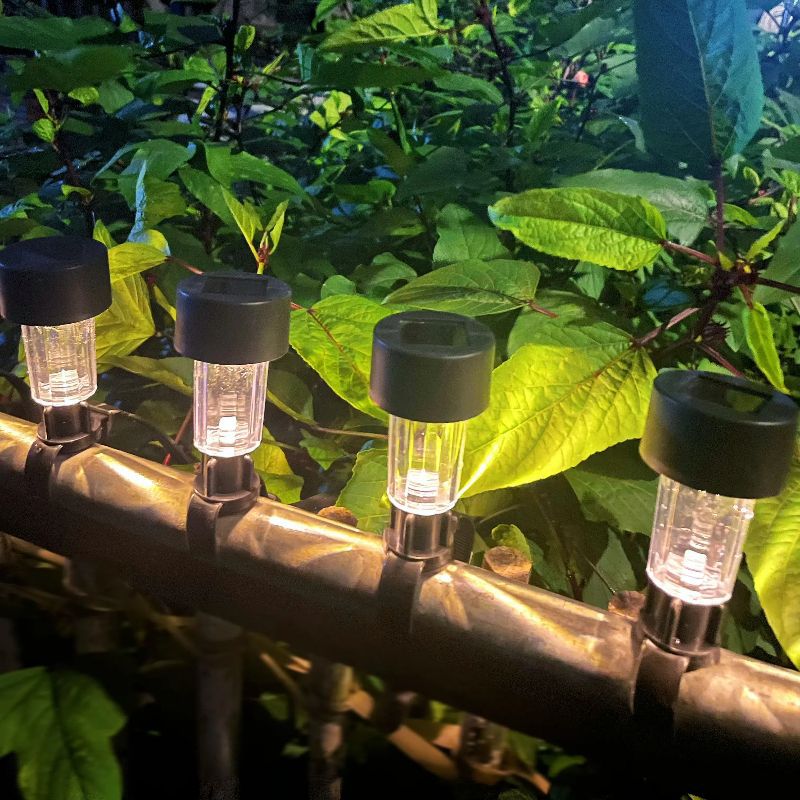 ✨✨【8 bucăți 】💡Lumini solare de grădină exterioare, lumini de gazon, iluminat decorativ