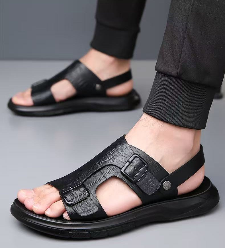 【38-44】Sandale casual pentru bărbați, cu fund moale, papuci de plajă antiderapanți