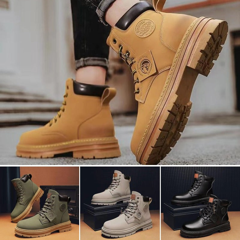 🔥🔥 【39-48】Nový štýl na jeseň a zimu, pánske topánky s hrubou podrážkou, protišmykové