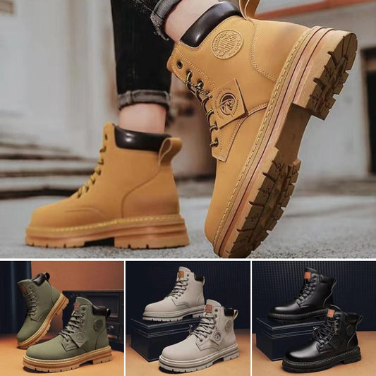 🔥🔥 【39-48】Nový štýl na jeseň a zimu, pánske topánky s hrubou podrážkou, protišmykové
