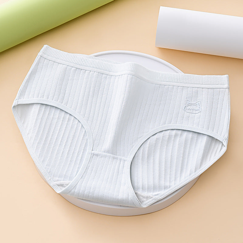🧁✨【7-delni paket】Žensko bombažno spodnje perilo z visokim pasom, udobno in zračno.
