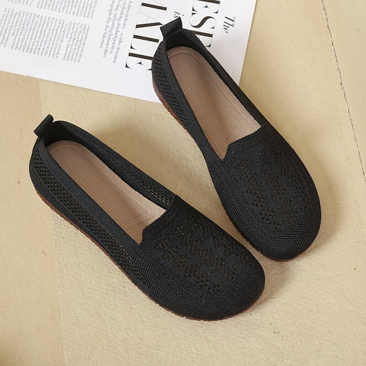 🔥🔥Pantofi casual plat, cu talpă moale, cu plasă de vară, respirabil