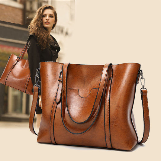 💁【Vânzare fierbinte】🌟 Geantă din Piele Naturală - Elegantă & Spațioasă!