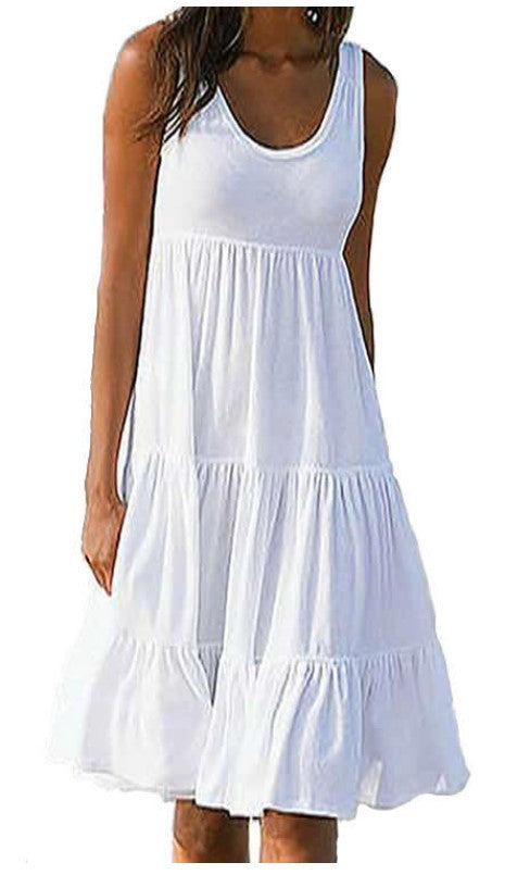 👗 Rochie simplă de culoare uni
