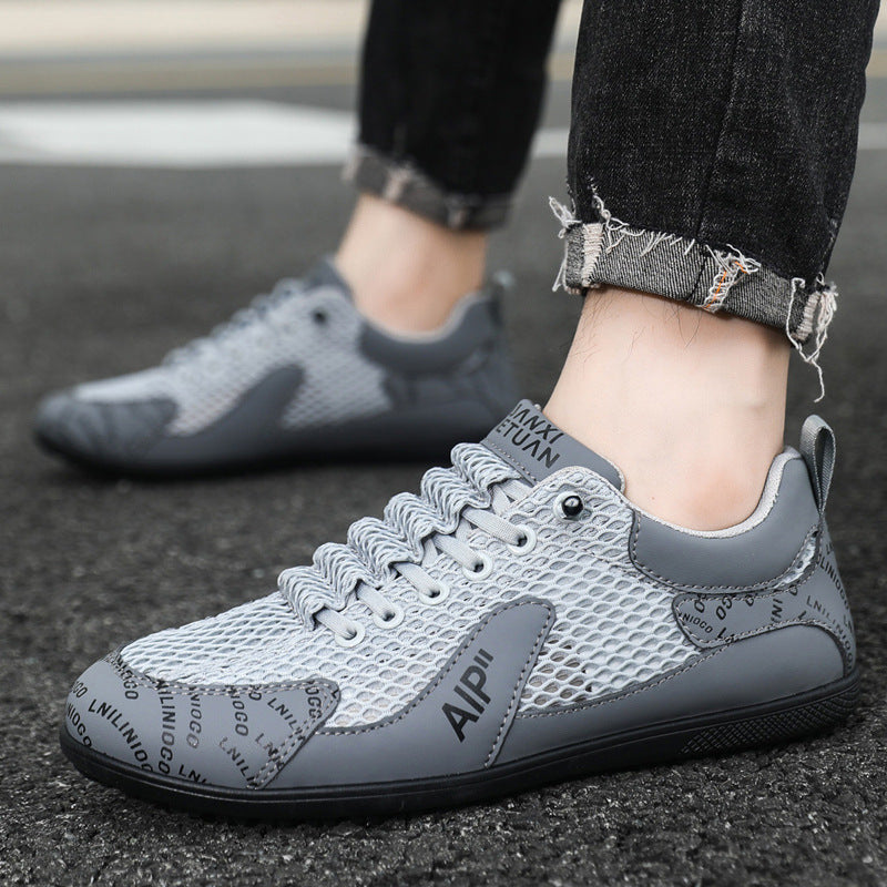 👟Pantofi sport casual respirabili pentru bărbați, din plasă, de vară nouă.