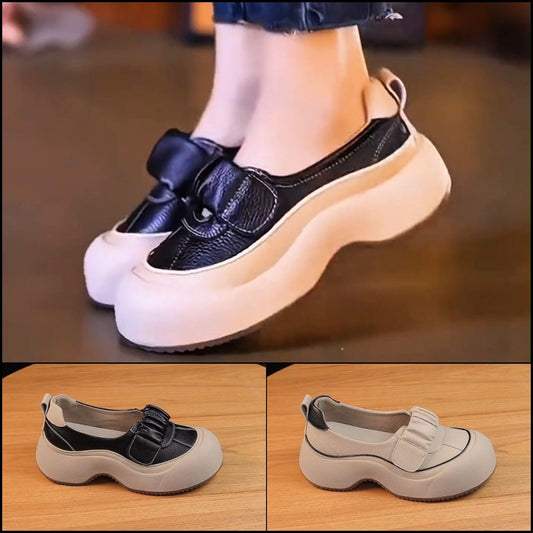🔥【35-40】👟2024, la modă nouă, retro din piele, adidași comozi pentru sport și agrement