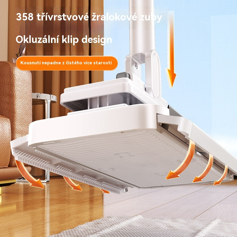 👏【Komplet 4 kosov】💦Večfunkcijski mop s sponko za krpo, nov domači mop, ki ga ni treba prati✅