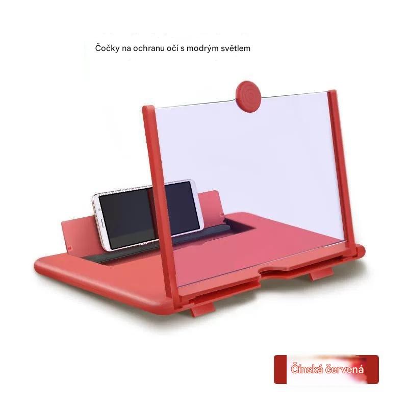 🔥Sleva - Mobilní lupa na obrazovce, nejnovější verze✨ (jasnější, ochrana očí před modrým světlem, 3D zobrazení, vhodné pro všechny věkové kategorie)