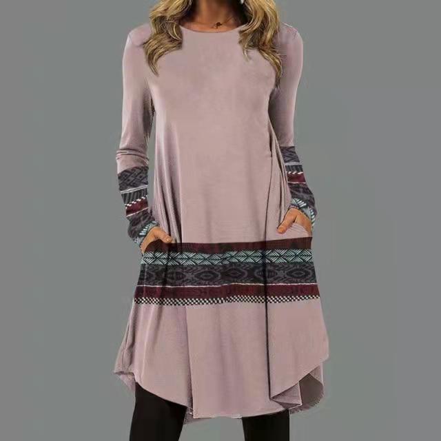 ✨【S-5XL】 Nova obleka v starinskem etničnem slogu v različnih cvetličnih različicah