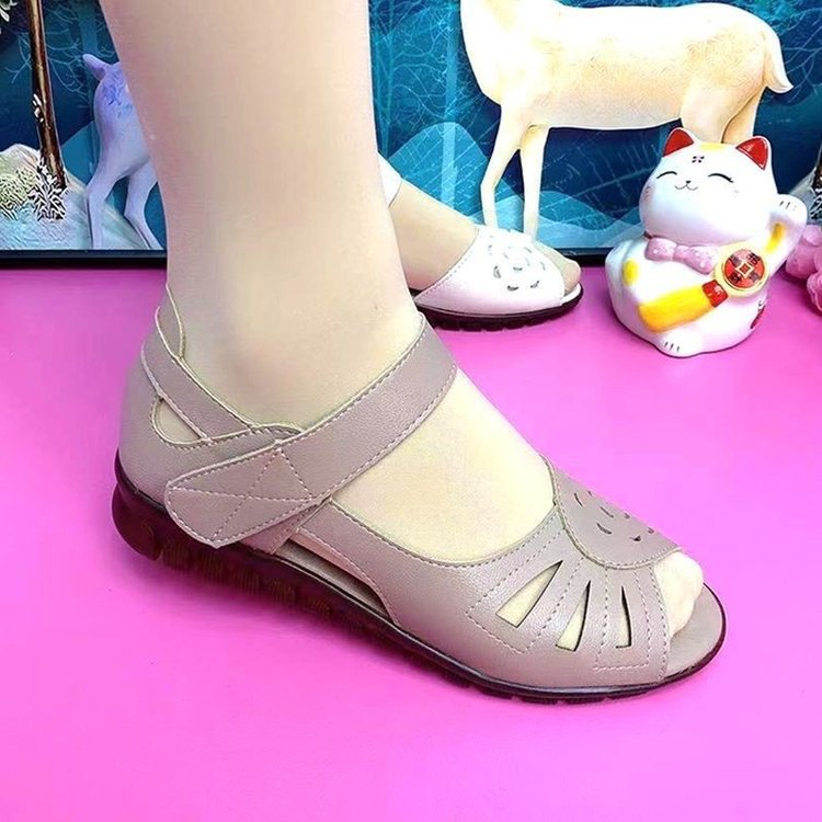 🥿🔥【35-41】Stil nou pentru vară, sandale confortabile de damă din piele naturală cu talpă moale