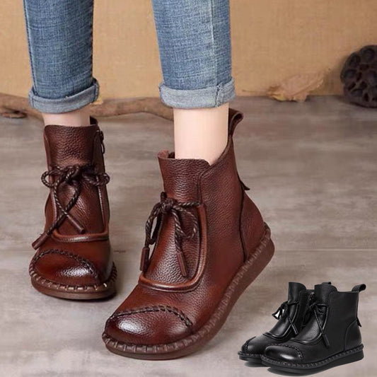 👢🔥【35-40】Ghete noi de damă din piele de vacă, importate din Australia