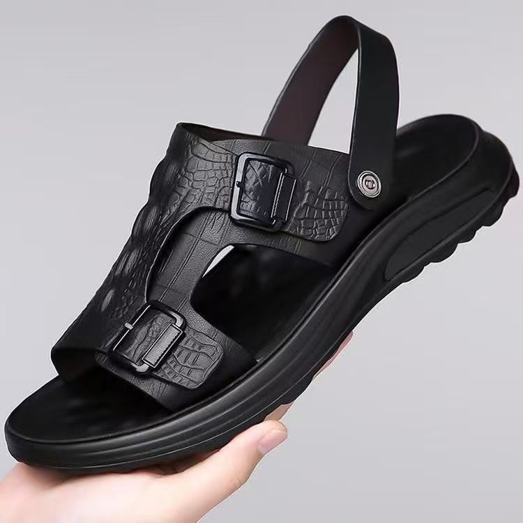 【38-44】Sandale casual pentru bărbați, cu fund moale, papuci de plajă antiderapanți